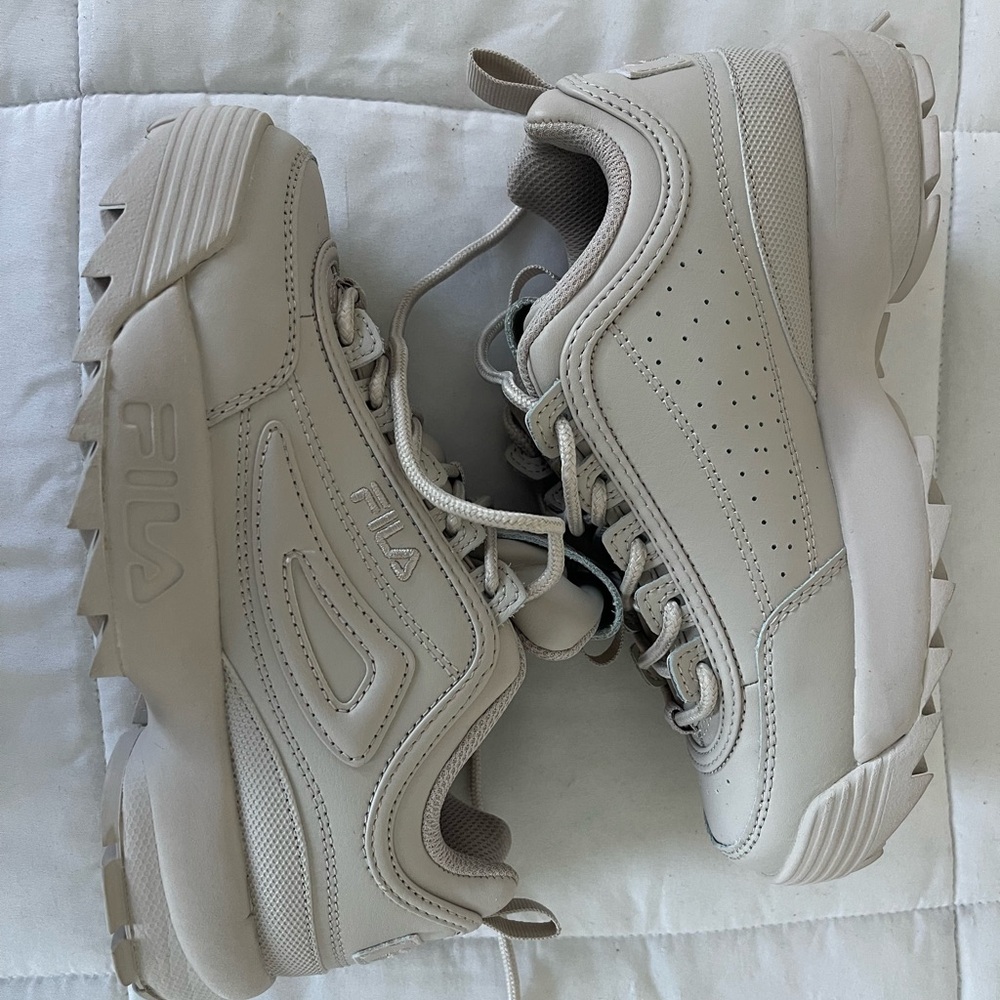 Fila Tan Disruptor Athletic Shoes